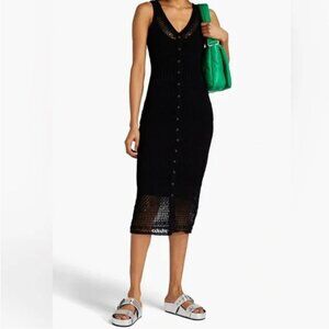 Rag & Bone Black Crochet Dress